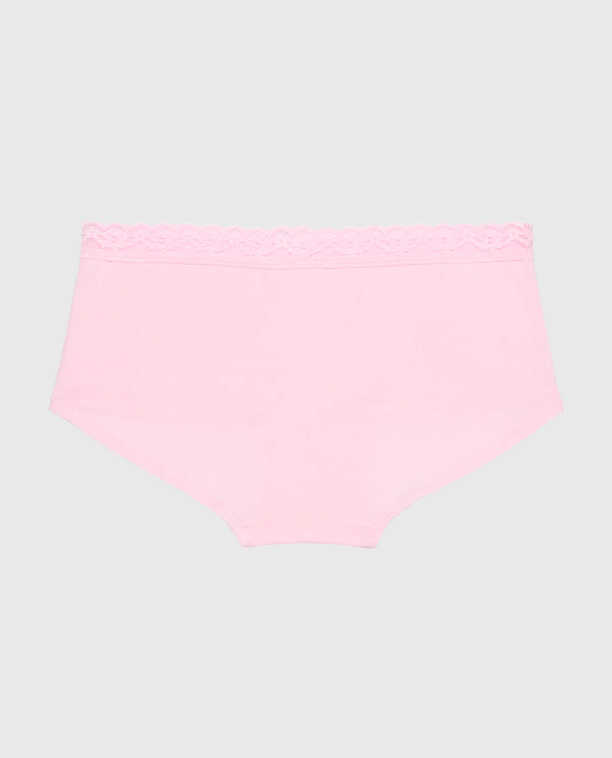 Ultrasoft Modal Boyshort Panty with Lace Trim in Sweet Dream - Image 5