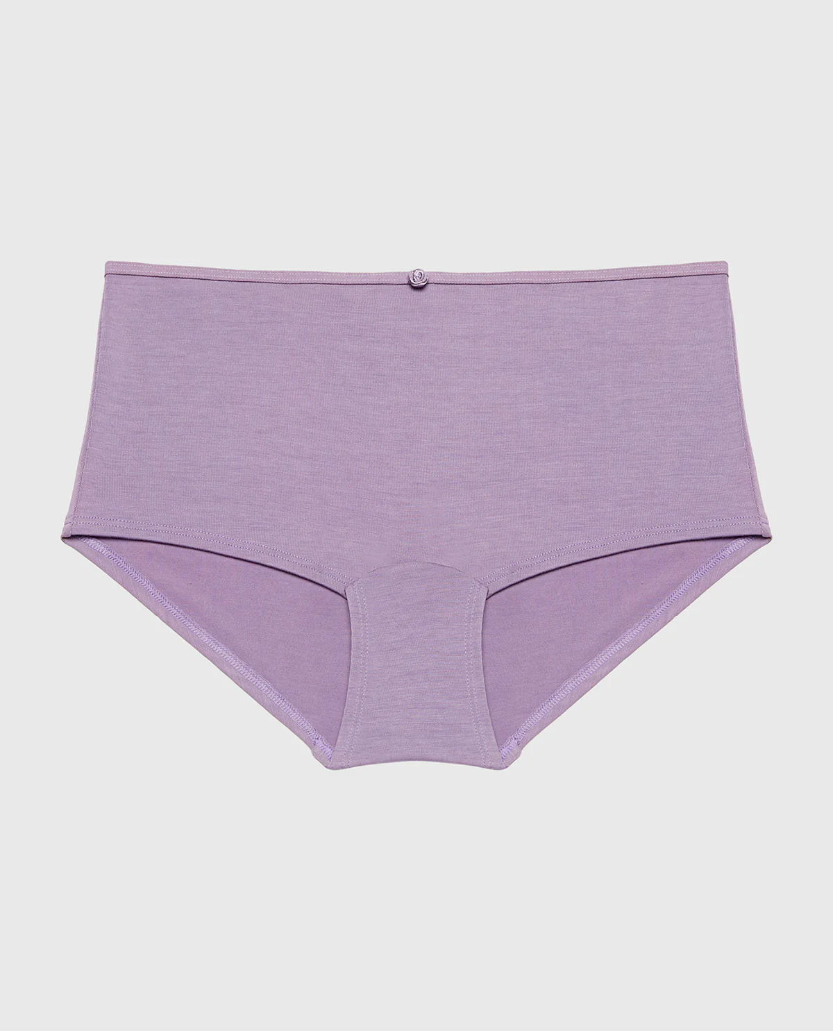 Ultrasoft Modal Boyshort Panty with Rosette Detail in Purple Haze - Image 4