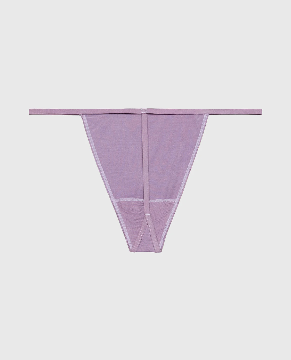 Ultrasoft Modal G-String Panty with Rosette Detail in Purple Haze - Image 5