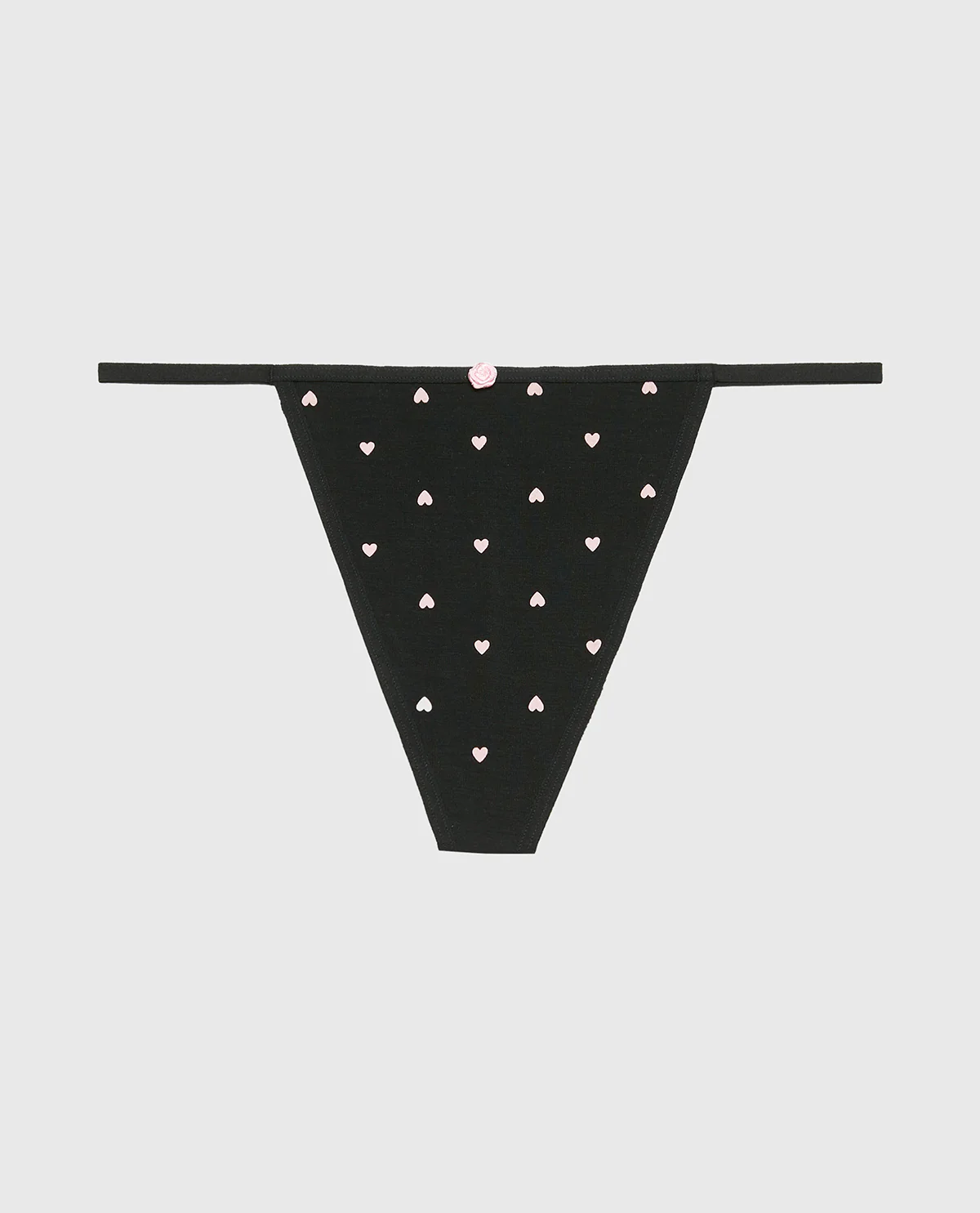 Ultrasoft Modal G-String Panty with Rosette Detail in Tiny Heart - Image 4