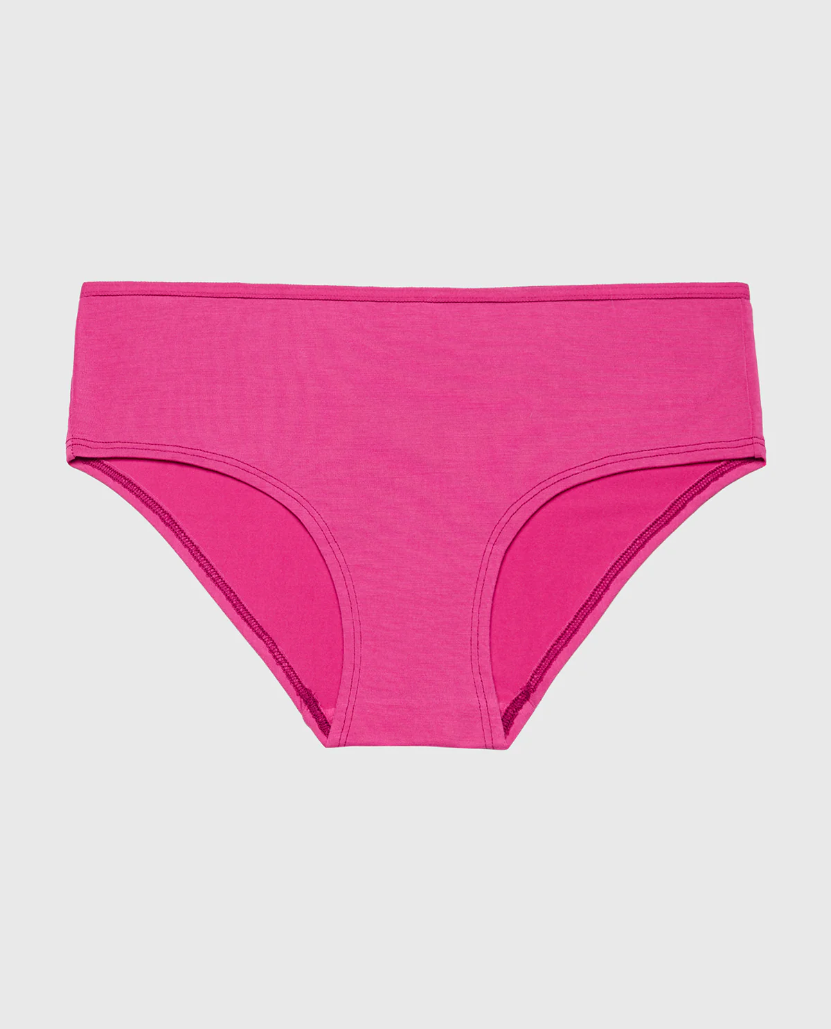 Ultrasoft Modal Hipster Panty in Fuchsia Red - Image 4
