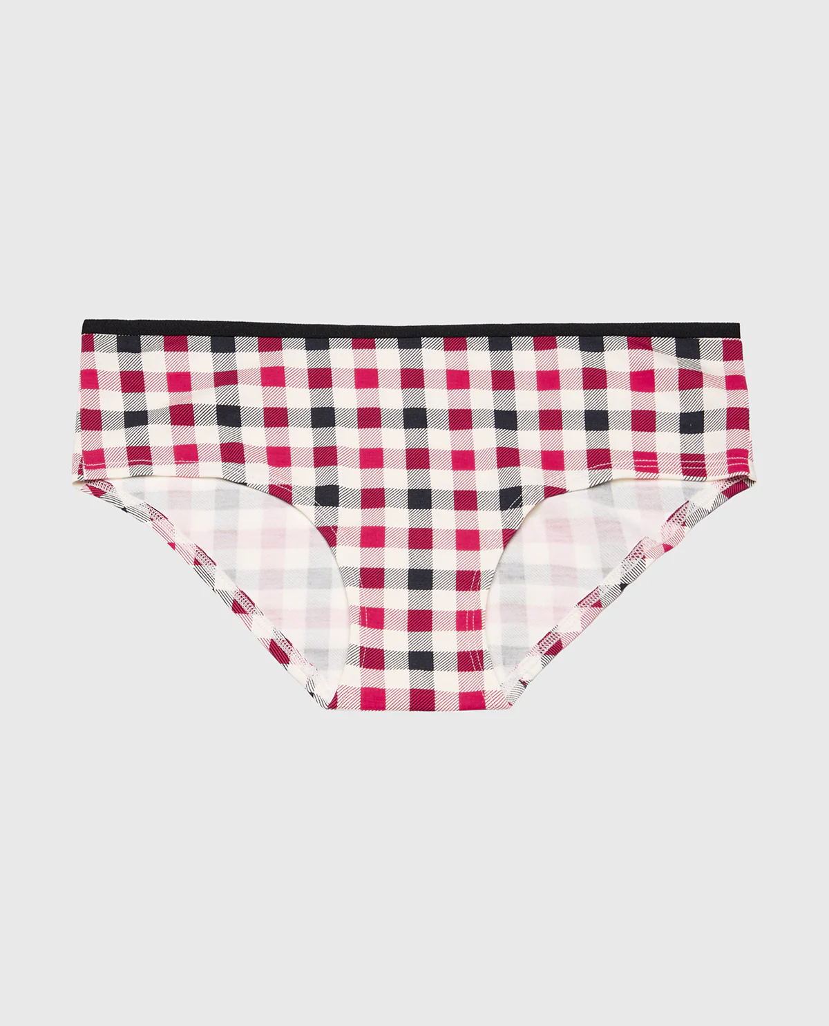 Ultrasoft Modal Hipster Panty in Soft Winter Gingham - Image 4