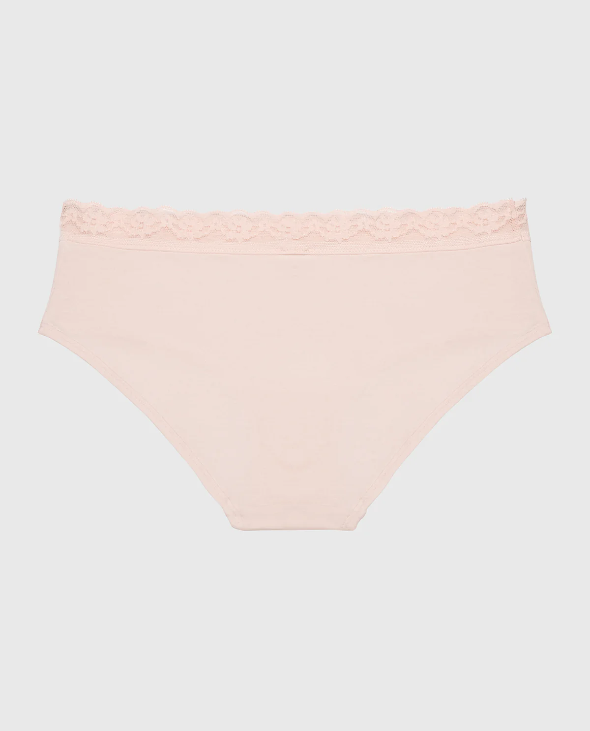Ultrasoft Modal Hipster Panty with Lace Trim in Pearl Blush - Image 5