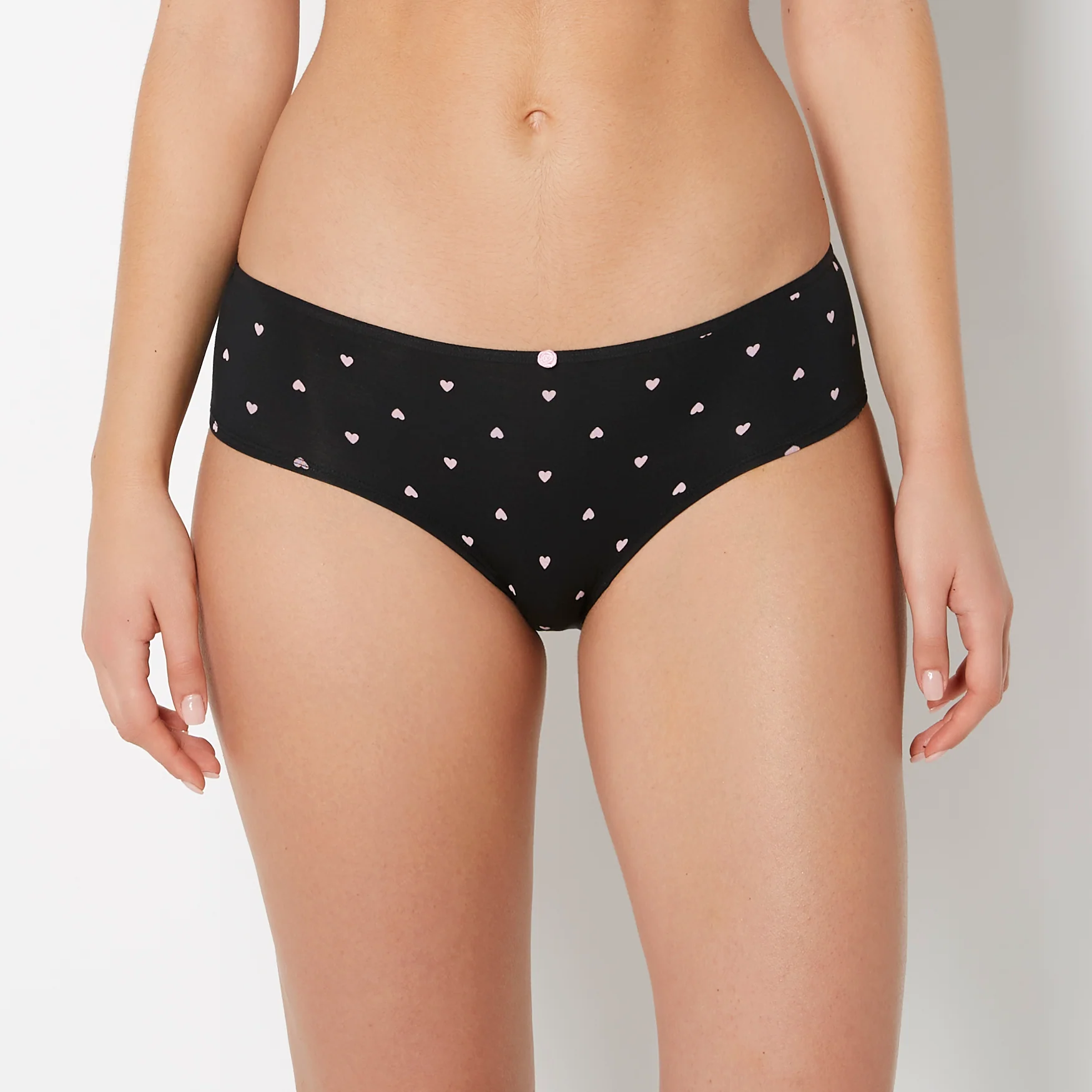 Ultrasoft Modal Hipster Panty with Rosette Detail in Tiny Heart