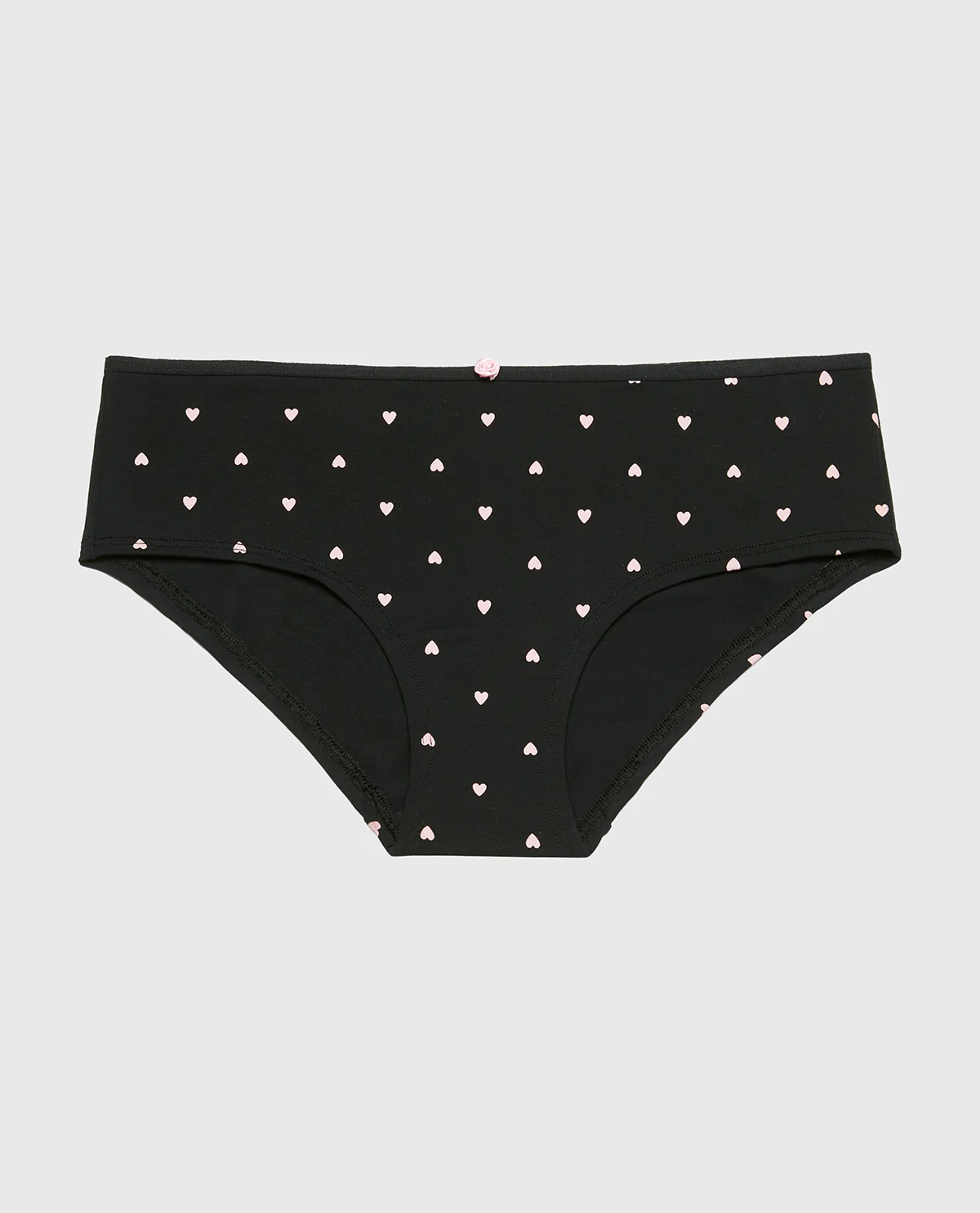 Ultrasoft Modal Hipster Panty with Rosette Detail in Tiny Heart - Image 4