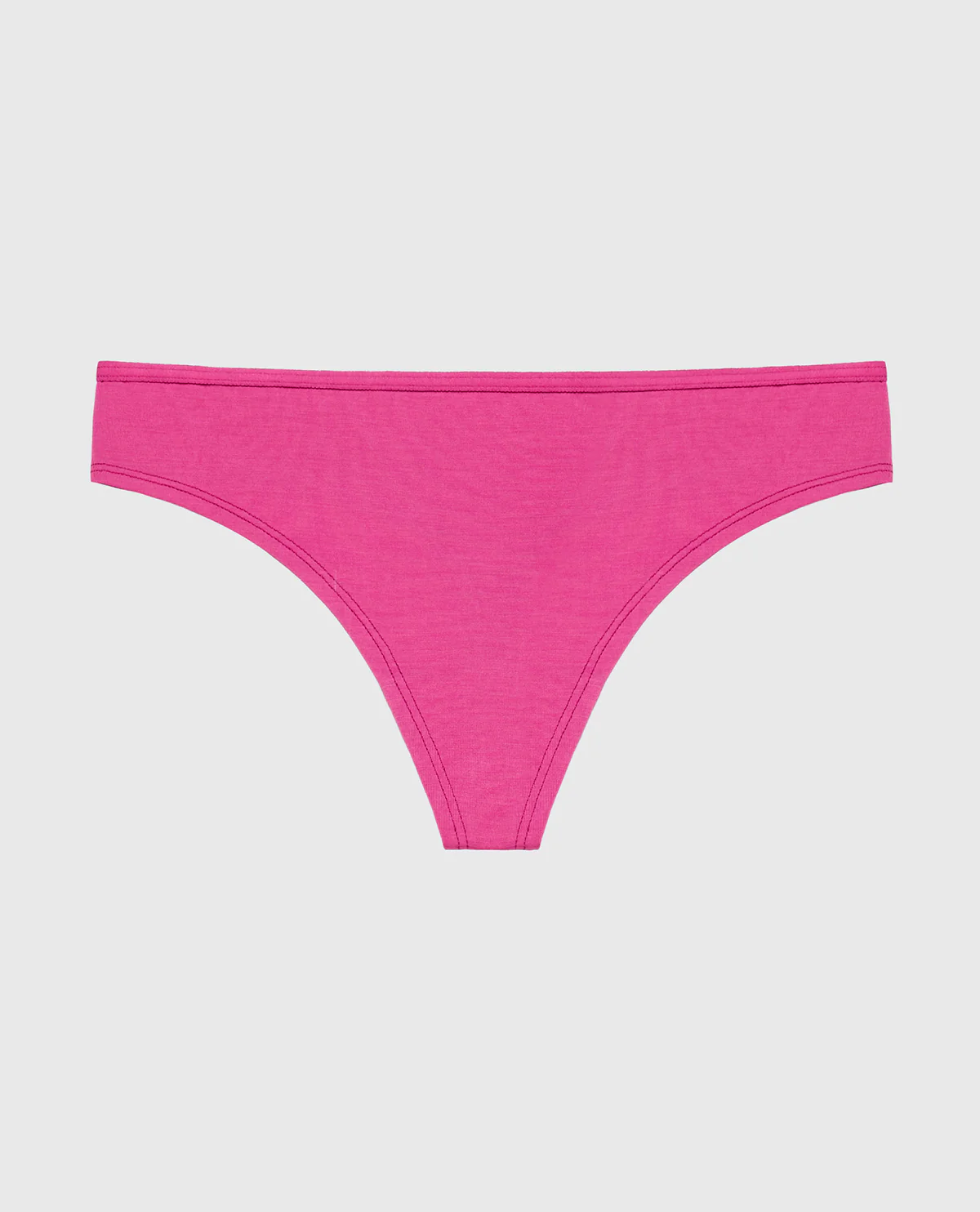Ultrasoft Modal Thong Panty in Fuchsia Red - Image 4