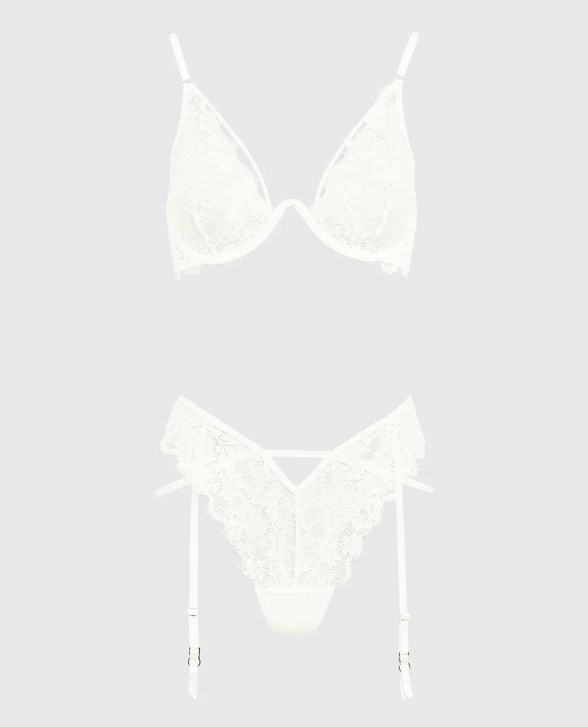 Unlined Lace Bra - Image 2