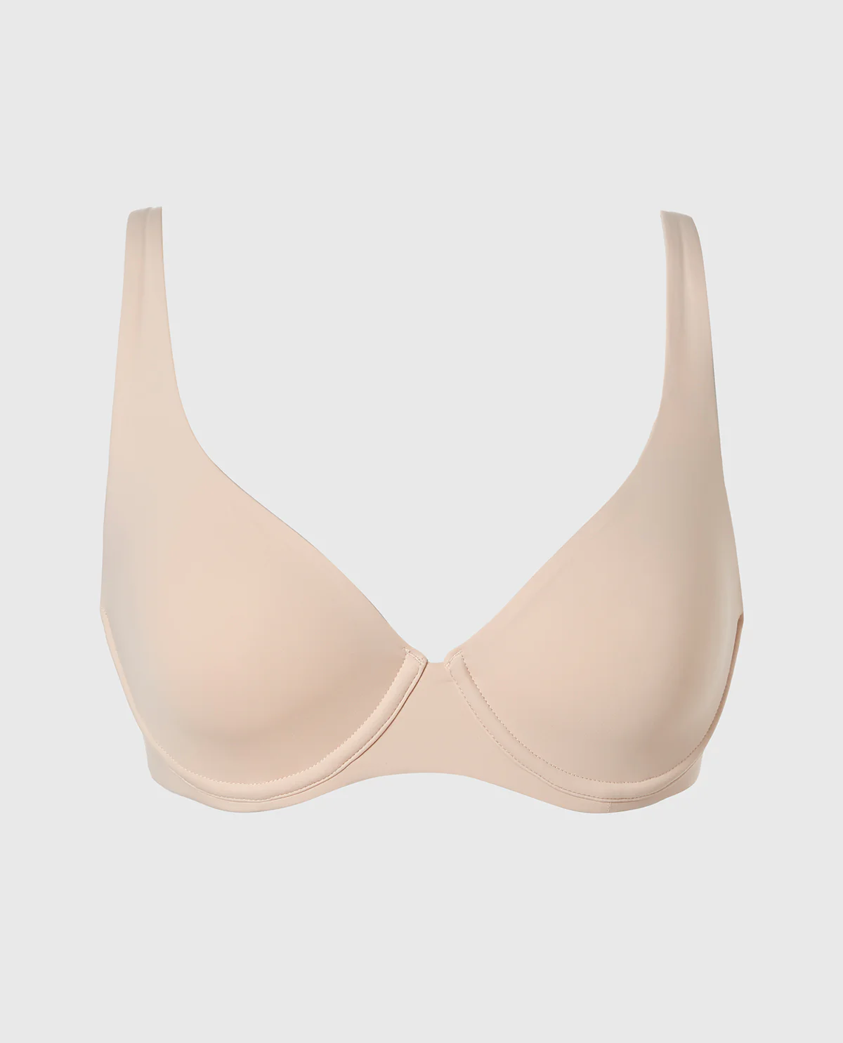 Unlined smooth perfect coverage bra in Cameo Rose - Image 4