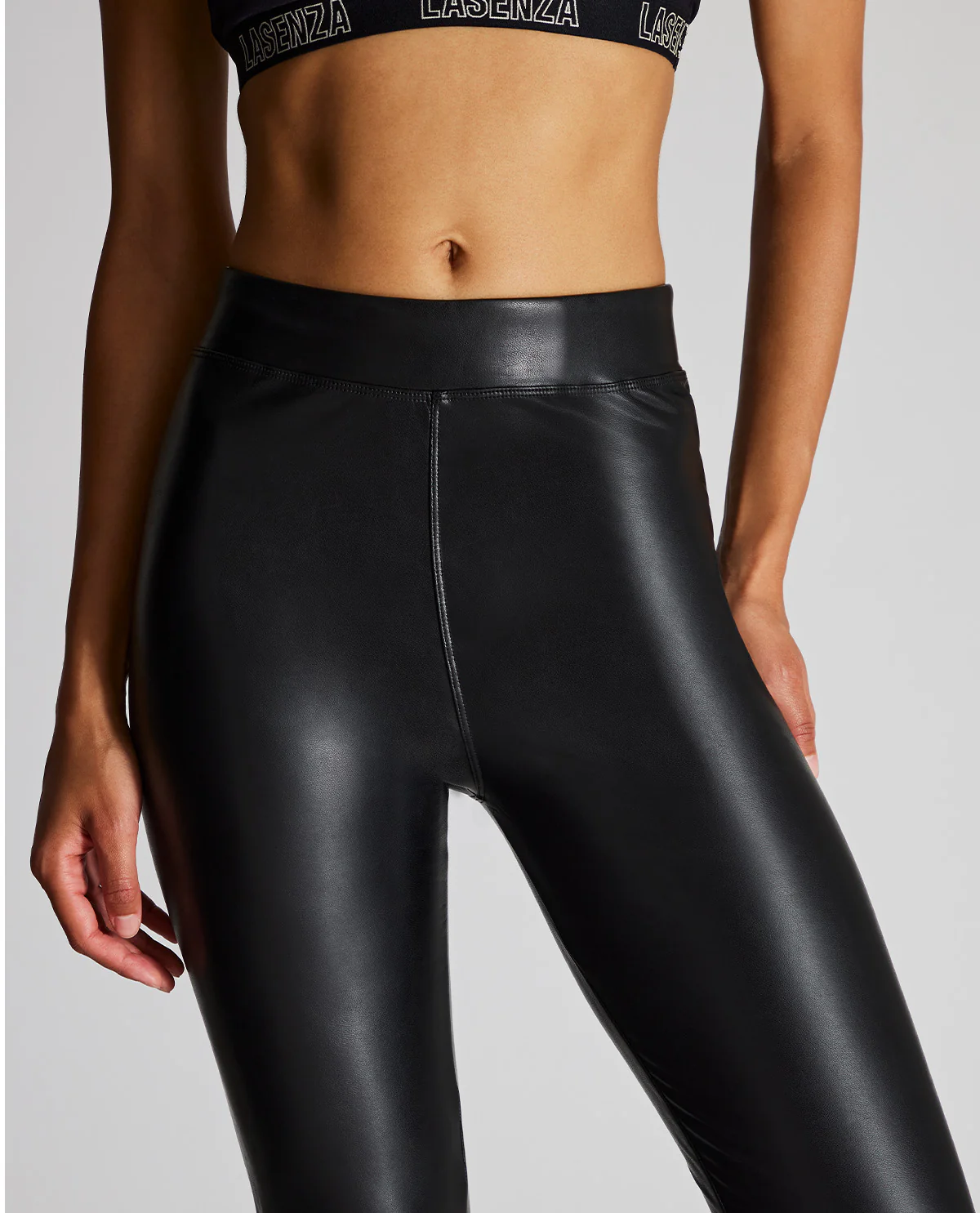Vegan Leather Leggings - Image 4
